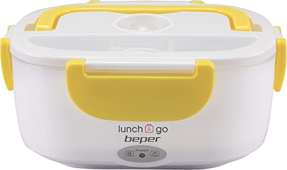Ecost customer return Beper Lunch and Go Warming Lunch Box, Portable Electric Food Warmer, 2 Remova