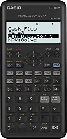 Ecost customer return Casio FC100V2 Financial Calculator Second Edition FC100V2WET