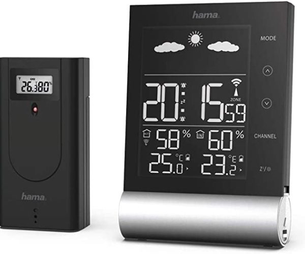 Ecost customer return Wireless Hama weather station with outdoor sensor