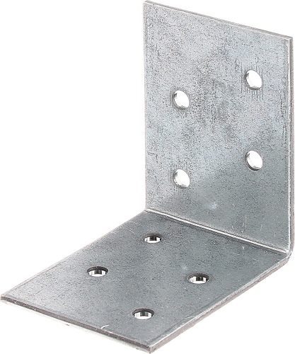 Ecost customer return GAHAlberts 330255 angle connector  sendzimir galvanized, 50 x 50 x 40 mm / 50