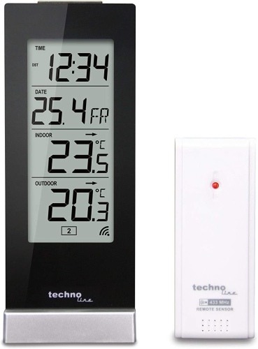 Ecost customer return Technoline WS 9767 Weather Station with RadioControlled Clock  Indoor and Outd