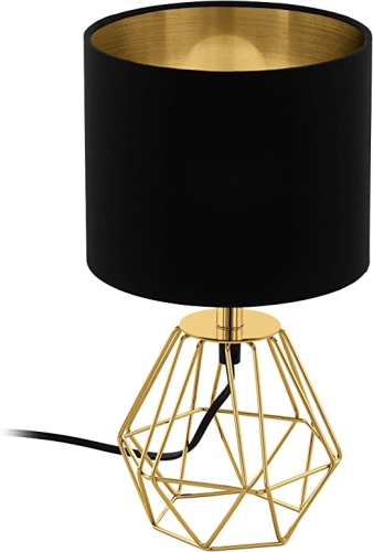 Ecost customer return EGLO Carlton 2 Table Lamp, 1 Light Vintage Table Lamp, Bedside Lamp