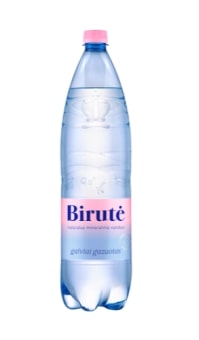 Naturāls minerālūdens Birute, gāzēts, 1,5l