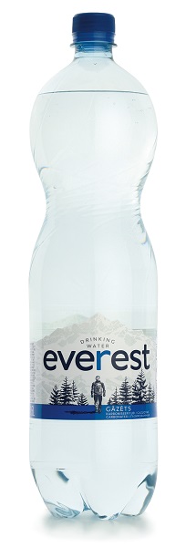 Dzeramais ūdens EVEREST gāzēts, 1.5 l