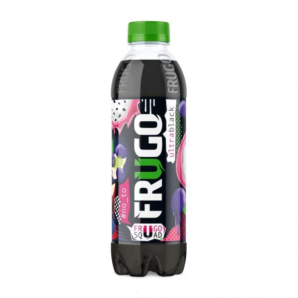 Augļu sulas dzēriens FRUGO, UltraBlacka, 500 ml, PET (DEP)