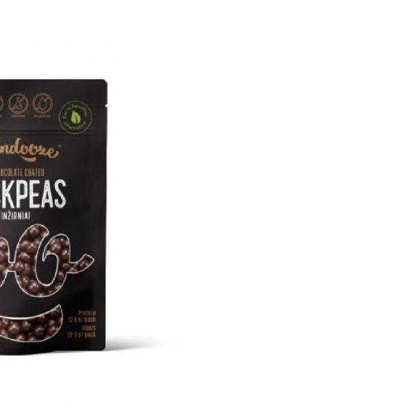 Turku zirņi ROUNDOOZE, grauzdēti, tumšajā šokolādē, 150g