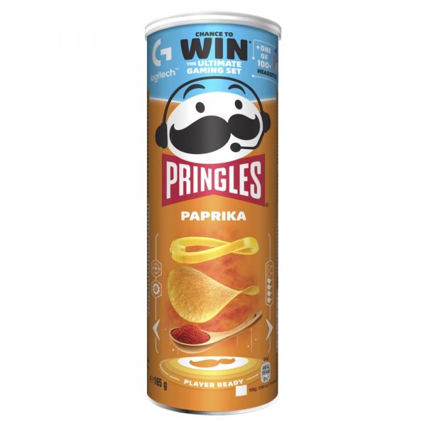 PRINGLES Paprika Gaming, 165 g