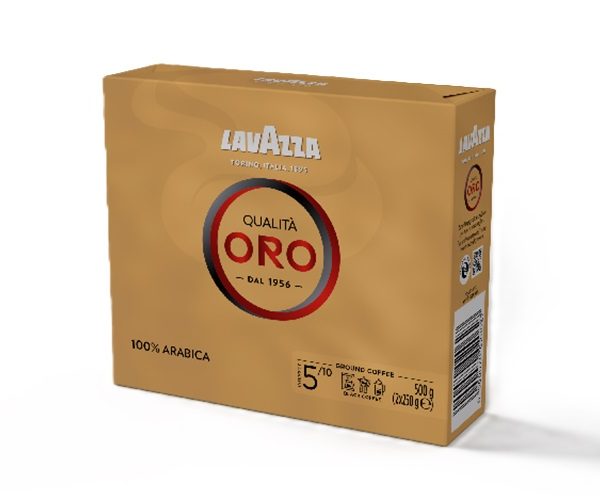 LAVAZZA Oro maltā kafija vakuumā, 2x250g