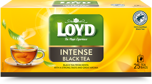 Melnā tēja LOYD Intense, 25 x 2 g