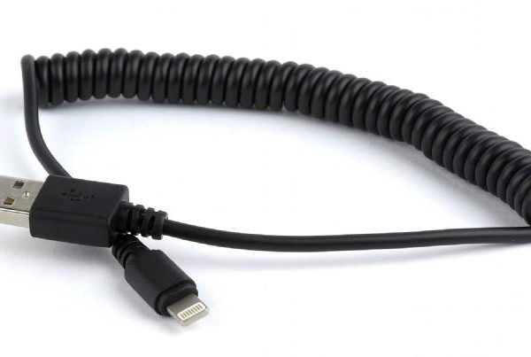 CABLE LIGHTNING TO USB2 1.5M/SPIRAL CC-LMAM-1.5M GEMBIRD