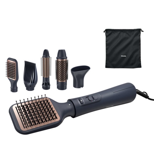 Philips 5000 Series Air Styler BHA530/00 Hair styling brush, Black