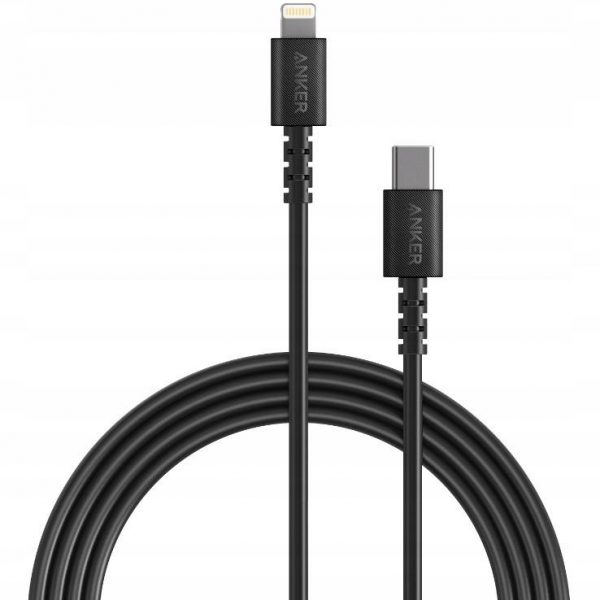 CABLE LIGHTNING TO USB-C 1.8M/BLACK A8618H11 ANKER