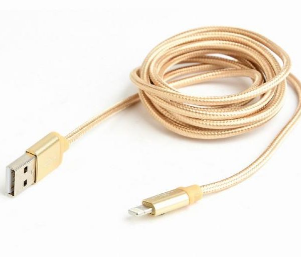 CABLE LIGHTNING TO USB2 1.8M/CCB-MUSB2B-AMLM-6-G GEMBIRD