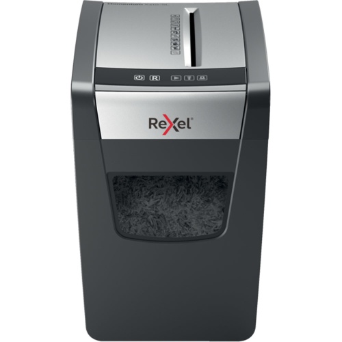 Rexel Momentum X312-SL Paper Shredder Cross cut shredding 5x42mm P-3 23L 62dB, Grey/Black