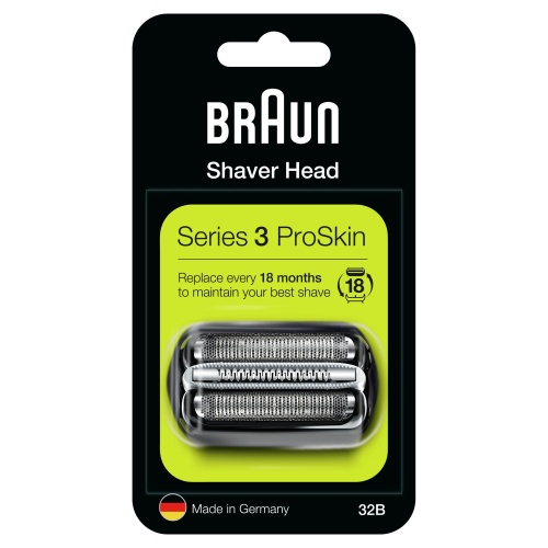 Braun Series 3 32B Replacement Shaver Head, Black
