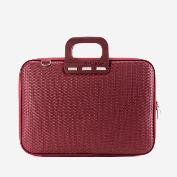 Datorsoma BOMBATA Trama 15.6” - 16”, bordo sarkanā krāsā