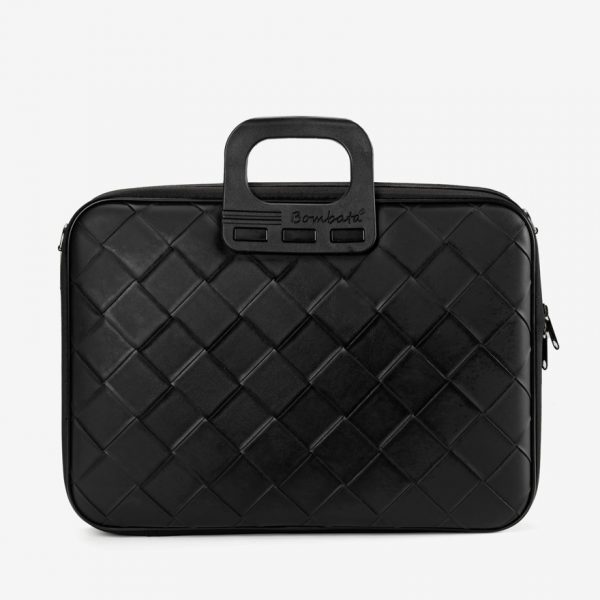 Datorsoma BOMBATA Business Intrecciato 15.6” - 16”, melna krāsa