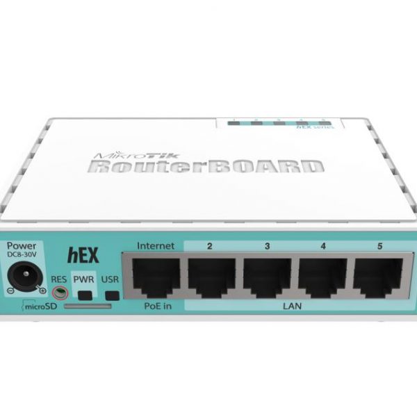 NET ROUTER 10/100/1000M 5PORT/HEX RB750GR3 MIKROTIK