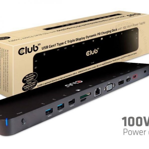 NB ACC DOCKING STATION/USB-C 100W CSV-1564W100 CLUB3D