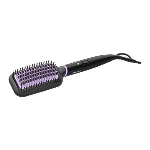 Philips StyleCare Essential BHH880/00 Heated straightening brush, Black/Violet