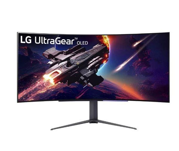 LCD Monitor|LG|45GR95QE-B|45"|Gaming/Curved|Panel OLED|3440x1440|21:9|240Hz|Matte|0.03 ms|Swivel|Height adjustable|Tilt|45GR95QE-B
