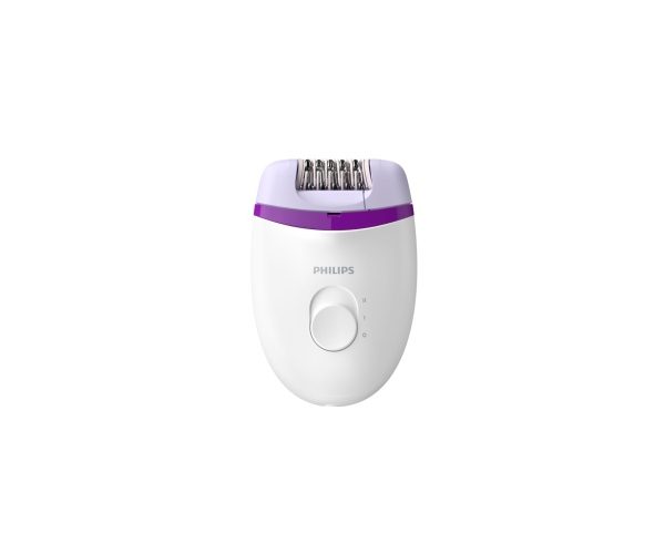 Philips Satinelle Essential BRE225/00 Corded compact epilator, Purple/White