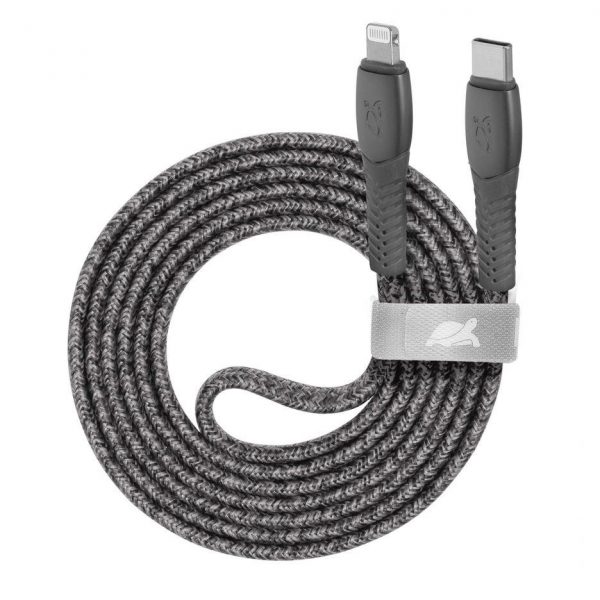 CABLE USB-C TO LIGHTNING 1.2M/GREY PS6107 RIVACASE
