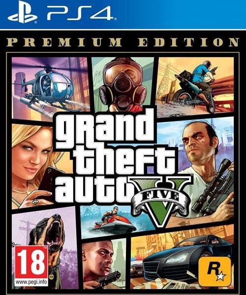 GAME GRAND THEFT AUTO V PREM//PS4 SONY