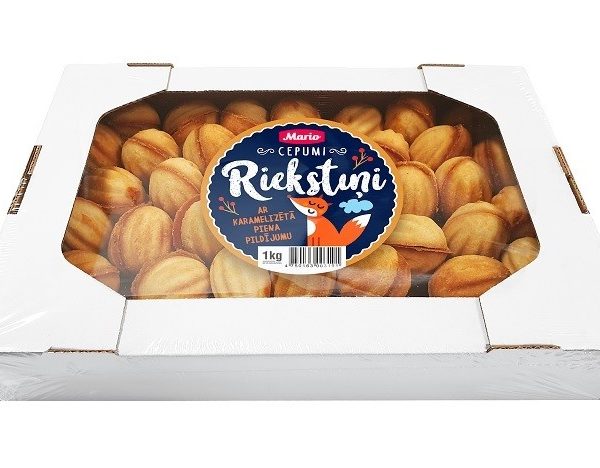 Cepumi Riekstiņi MARIO ar karamelizētā piena pildījumu, 1kg