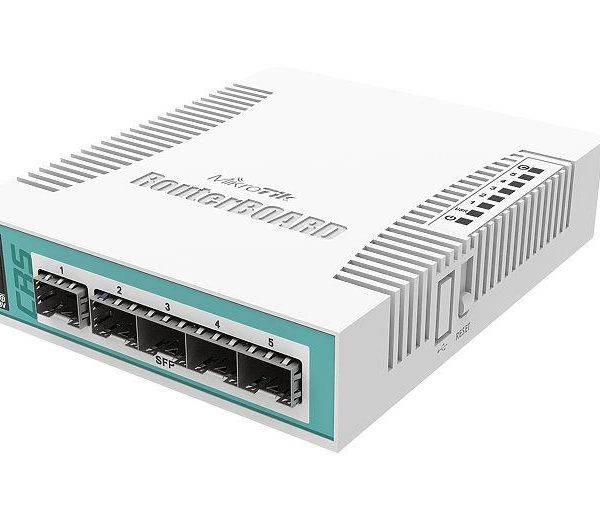 NET ROUTER/SWITCH 5PORT SFP/CRS106-1C-5S MIKROTIK