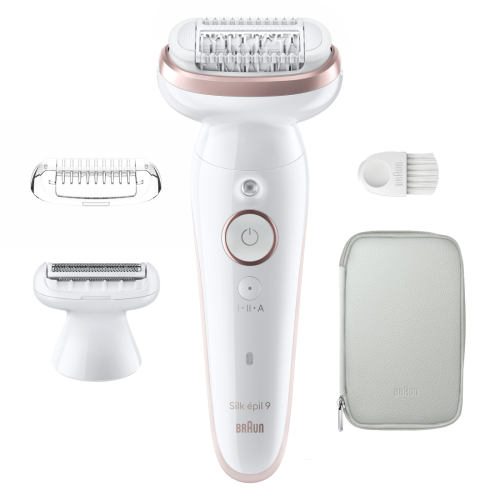 Braun Silk-epil 9 9-030 Epilator, Pink/White