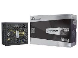 Power Supply|SEASONIC|PRIME Fanless PX|500 Watts|Efficiency 80 PLUS|MTBF 100000 hours|PRIME-PX-500