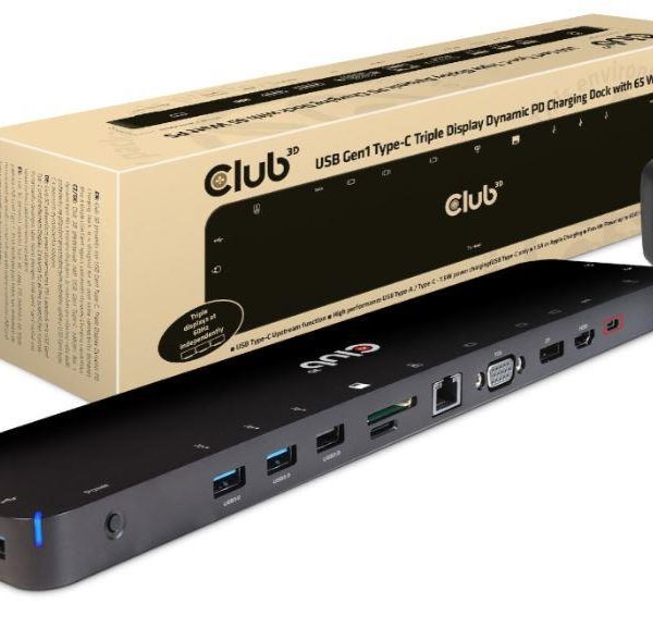 NB ACC DOCKING STATION/USB-C 65W CSV-1564W65 CLUB3D