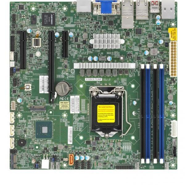 SERVER MB W480 MATX/MBD-X12SCZ-TLN4F-O SUPERMICRO