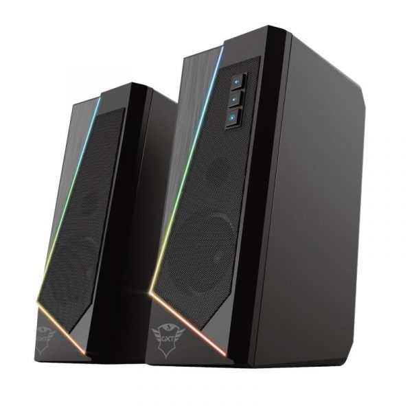 Speaker|TRUST|GXT 609 Zoxa RGB Illuminated Speaker Set|1xUSB 2.0|Black|24070