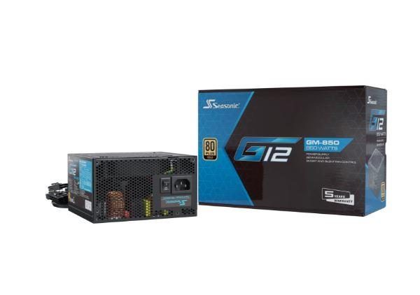 Power Supply|SEASONIC|G12 GM-850|850 Watts|Efficiency 80 PLUS GOLD|MTBF 100000 hours|SSR-850FM