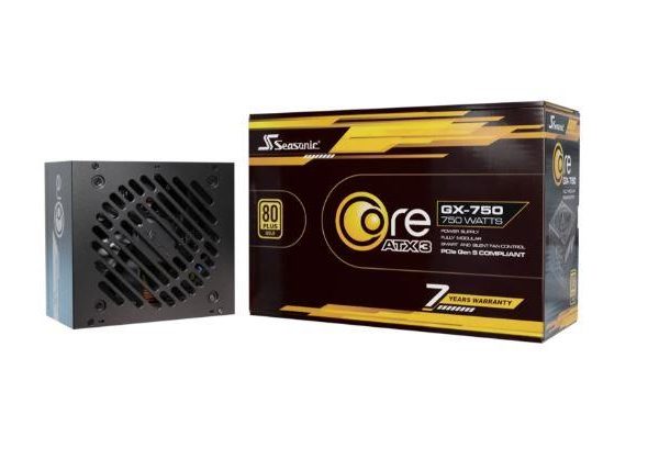 Power Supply|SEASONIC|CORE GX ATX 3.1|750 Watts|Efficiency 80 PLUS GOLD|MTBF 100000 hours|COREGX-750