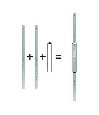 TV SET ACC POLE CONNECTOR/FPMA-CPCONNECTSILVER NEOMOUNTS