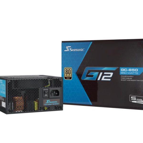 Power Supply|SEASONIC|G12 GC|850 Watts|Efficiency 80 PLUS GOLD|MTBF 100000 hours|SSP-850RT2
