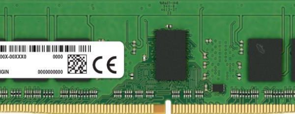 Server Memory Module|MICRON|DDR4|8GB|RDIMM/ECC|3200 MHz|CL 22|1.2 V|Chip Organization 1024Mx72|MTA9ASF1G72PZ-3G2R