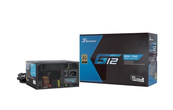 Power Supply|SEASONIC|G12 GM-750|750 Watts|Efficiency 80 PLUS GOLD|MTBF 100000 hours|SSR-750FM