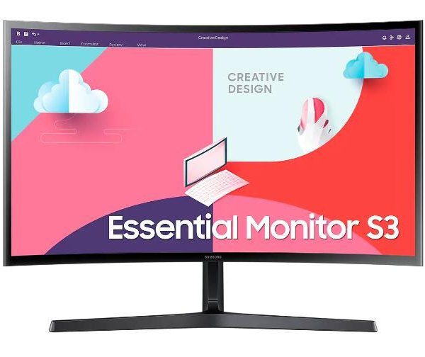 LCD Monitor|SAMSUNG|LS24C366EAUXEN|24"|Curved|Panel VA|1920x1080|16:9|75Hz|4 ms|Colour Black|LS24C366EAUXEN
