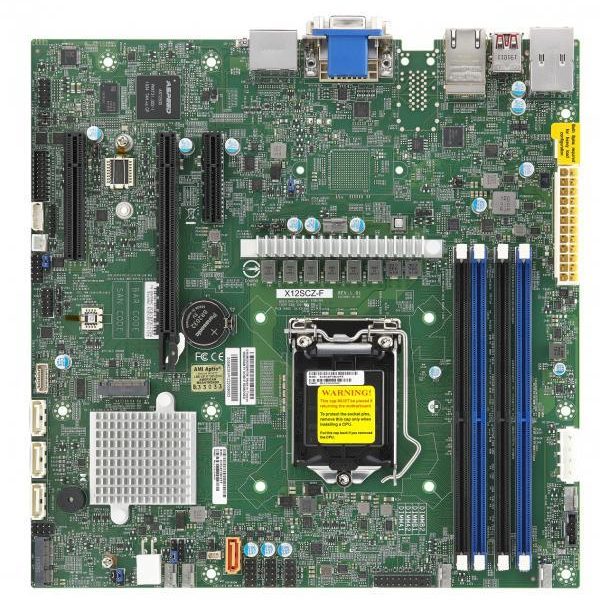 SERVER MB W480 MATX/MBD-X12SCZ-F-O SUPERMICRO