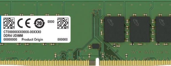 MEMORY DIMM 16GB PC25600 DDR4/CT16G4DFRA32A CRUCIAL