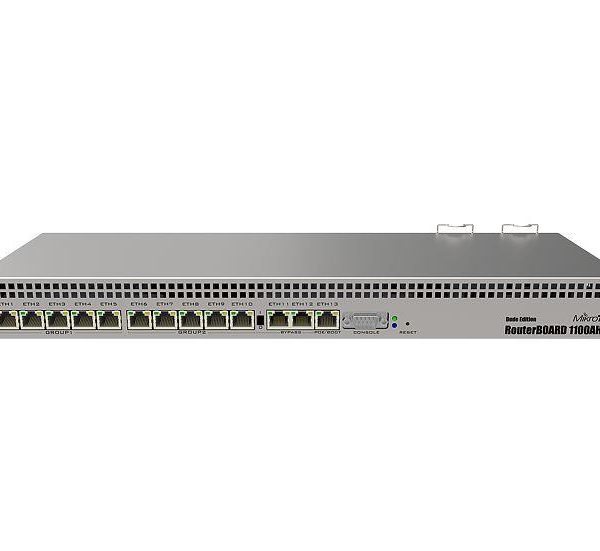 NET ROUTER 10/100/1000M 13PORT/DUDE RB1100DX4 MIKROTIK
