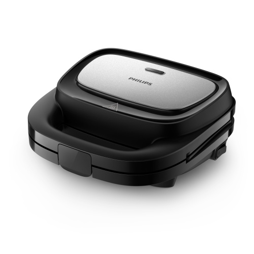 Philips 5000 Series HD2350/80 Sandwich Maker, 750 W, Black/Silver