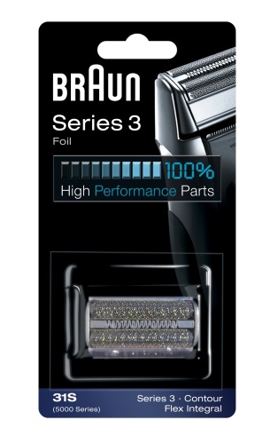 Braun Series 3 31S Replacement Shaver Head, Silver