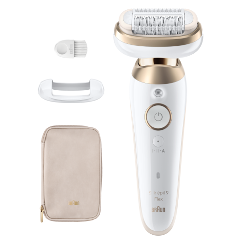 Braun Silk-epil 9 9-011 3D Epilator, Gold/White