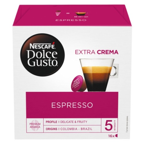 Nescafe Dolce Gusto Espresso Coffee, 16 capsules
