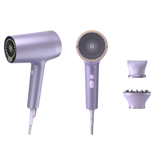 Philips 7000 Series ThermoShield Advanced BHD720/10 Hair Dryer 1800 W, Lilac